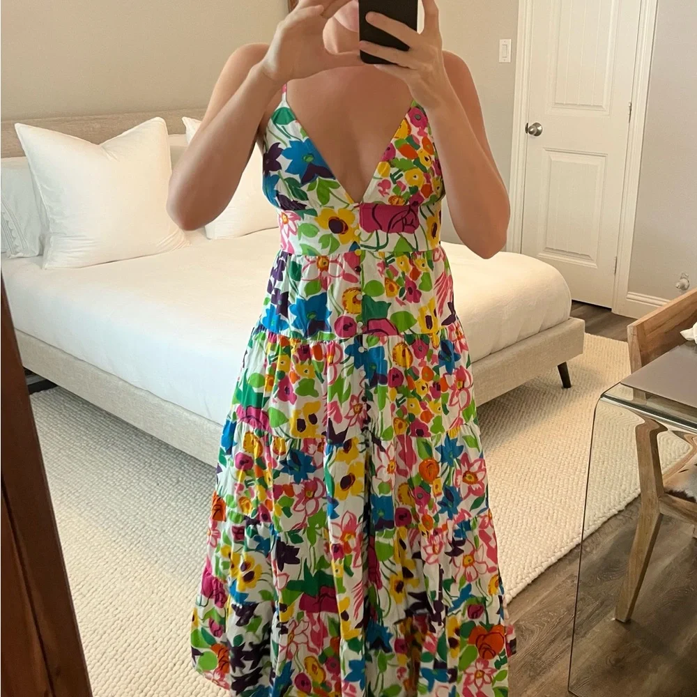 J Crew Floral Maxi Dress - Picture 2 of 9